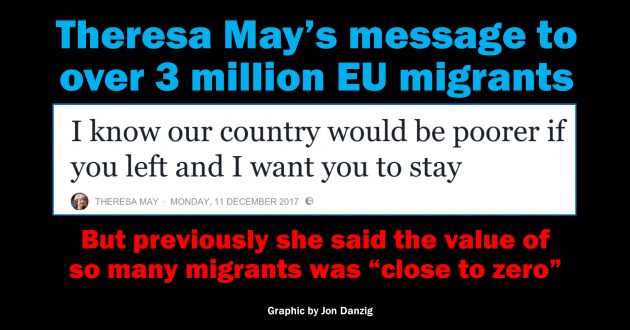 linked in open letter theresa may