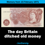 The day Britain ditched old money